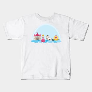 Unicorn and princess 2 Kids T-Shirt